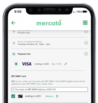 Featured image for “Mercato Enables SNAP Recipients to Shop Online”
